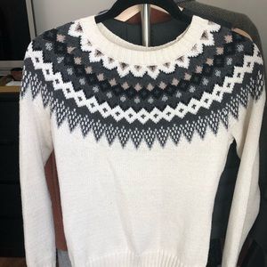 Fair isle sweater